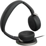 Jabra Evolve2 65 Flex USB-A MS Headset (Wireless Charging) – 26699-999-989-01 – USB-A, Bluetooth, 98.4 ft, On-ear, Binaural, Wireless Charging, MEMS Noise Cancelling Mic