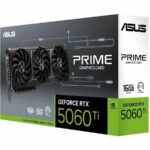 ASUS Prime GeForce RTX 5060 Ti 16GB GDDR7 Graphic Card - PRIME-RTX5060TI-16G - PCIe 5.0, 128-Bit, 2.60 GHz Boost Clock, 7680 x 4320, 3x DisplayPort, HDMI - Image 8