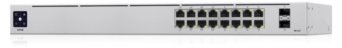 Ubiquiti UniFi 16-Port PoE Managed L2/L3 Gigabit Ethernet (10/100/1000) Power over Ethernet (PoE) 1U Silver - Image 3