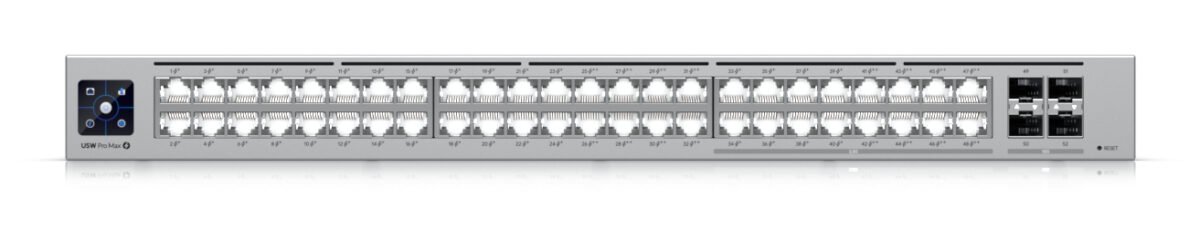 Ubiquiti UniFi Pro Max 48 PoE Managed L3 Gigabit Ethernet (10/100/1000) Power over Ethernet (PoE) 1U Gray - Image 4