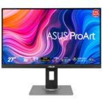 ASUS ProArt Display 27 1440P Monitor (PA278QV) - QHD (2560 x 1440), 100% sRGB/Rec. 709  E   2, IPS, DisplayPort HDMI DVI-D Mini DP, Calman Verified, Eye Care, Tilt, Pivot, Swivel, Height Adjustable