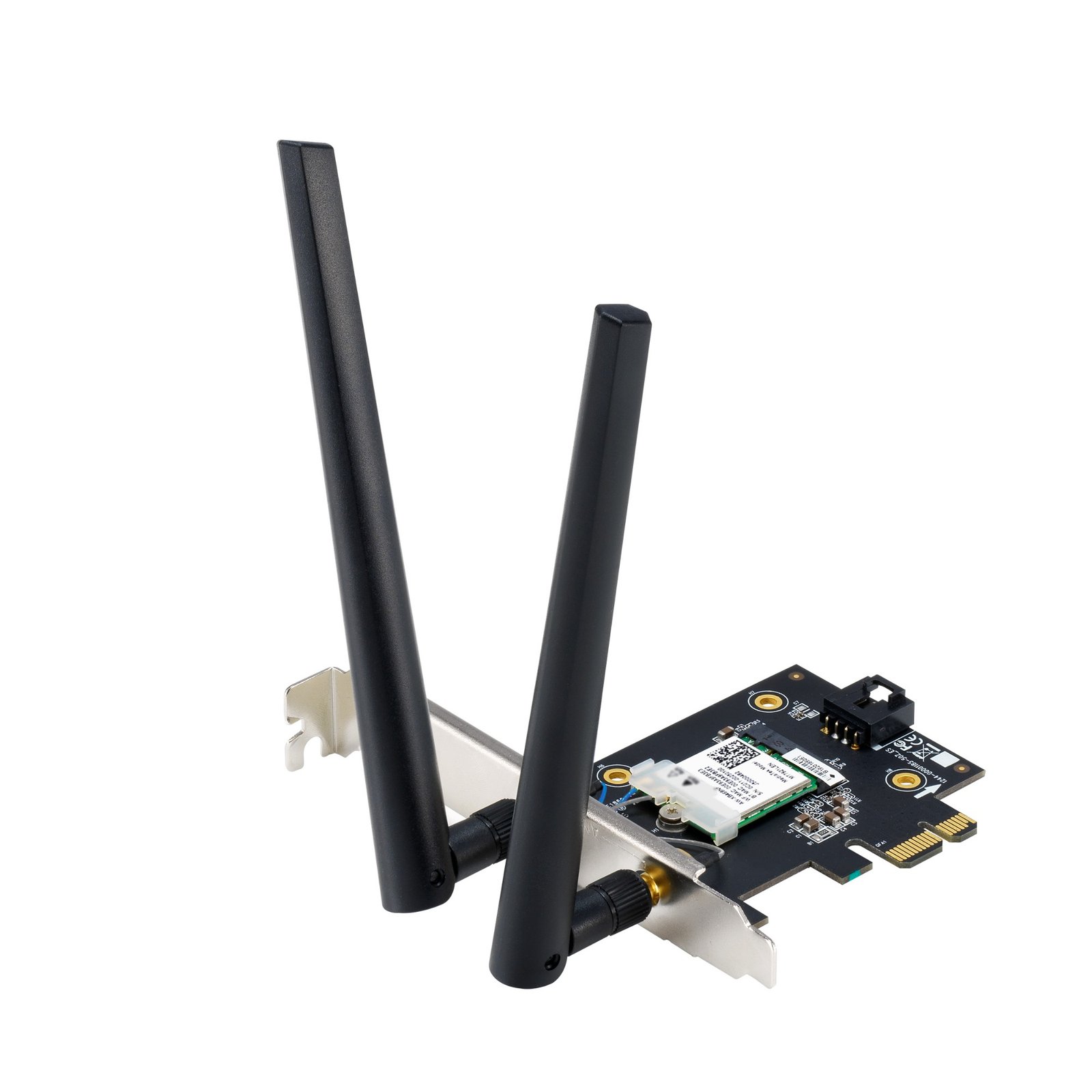 PCE-BE6500 ASUS BE6500 Tri Band PCI-E WiFi 7 (802.11be). Bluetooth 5.4, WPA3 network security, OFDMA and MU-MIMO, Multi-link Operation, 3 years warranty - Image 1