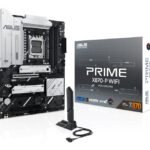 ASUS PRIME X870-P WIFI AMD AM5 X870 ATX motherboard 14+2+1 80A DrMOS power stages, DDR5, PCIe 5.0 , PCIe 5.0 x16, Q-Release, 4x M.2 , Wi-Fi 7, Q-Antenna, 2.5Gb LAN, USB4, USB Type-C, BIOS FlashBack