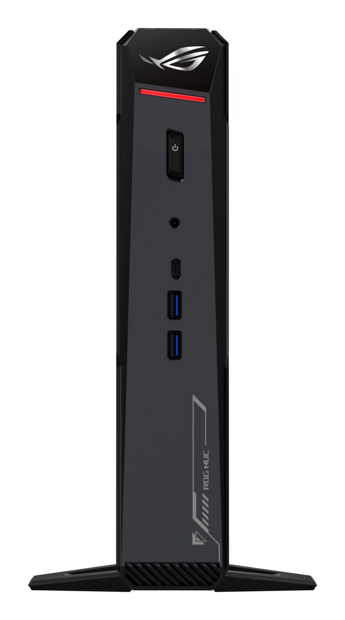 RNUC15JNK9X28AA1 ROG NUC (2025) Gaming Mini PC with Intel Core Ultra 9 (Series 2) ARL-HX CPU, NVIDIA GeForce RTX 5080 Mobile GPU, 32GB DDR5 RAM, 2TB NVMe SSD, Thunderbolt 4, triple-fan cooling, and ARGB lighting - 90AS00I1-M000Y0 - Image 1