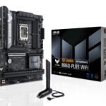 ASUS TUF GAMING B860-PLUS WIFI B860 LGA 1851 mATX motherboard, Intel Core Ultra Series 2 Ready, Advanced AI PC-ready, 12+1+2+1 stages, DDR5 ,PCIe 5.0, 3x M.2, Wi-Fi 7,  2.5Gb LAN, USB 20Gbps Type-C, 3 Years