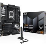 ASUS TUF GAMING X870-PLUS WIFI AMD AM5 X870 ATX motherboard, 16+2+1, 80A SPS power stages, DDR5, PCIe 5.0 Ready, four M.2 slots, Wi-Fi 7, 2.5Gb LAN, HDMI, USB4 40Gbps, SATA 6 Gbps, USB 20Gbps Type-C