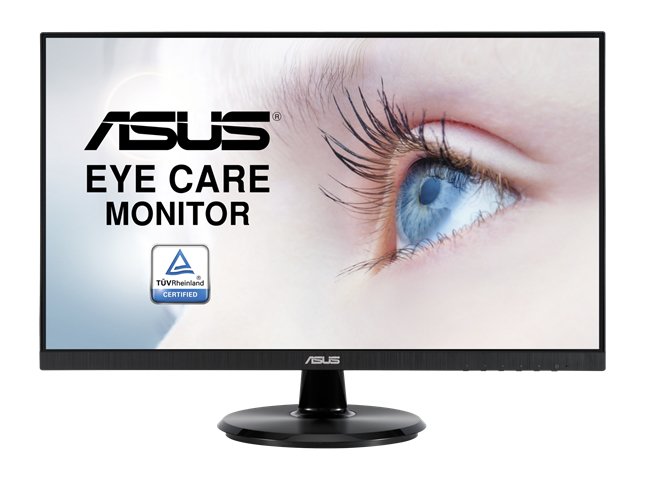 VA24DQ ASUS VA24DQ 23.8 Monitor, 1080P Full HD, 75Hz, IPS, Adaptive-Sync/FreeSync, Eye Care, HDMI DisplayPort VGA, Frameless, VESA Wall Mountable - Image 1