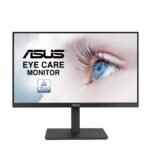 ASUS 23.8IN 1080P Monitor (VA24EQSB) - Full HD, IPS, 75Hz, Built-in Speakers, Eye Care, Low Blue Light, Flicker Free, VESA Mountable, Height Adjustment, Frameless, DisplayPort, HDMI, VGA, USB Hub