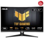 ASUS TUF Gaming 31.5in 1440P Curved HDR Gaming Monitor (VG32WQ3B) QHD (2560 x 1440), 180Hz, 0.5ms, 1500R, Extreme Low Motion Blur, FreeSync, 90% DCI-P3, Shadow Boost, DisplayWidget, 3 yr warranty
