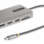 StarTech.com 154B-USBC-MULTIPORT laptop dock/port replicator Wired USB 3.2 Gen 1 (3.1 Gen 1) Type-C Gray