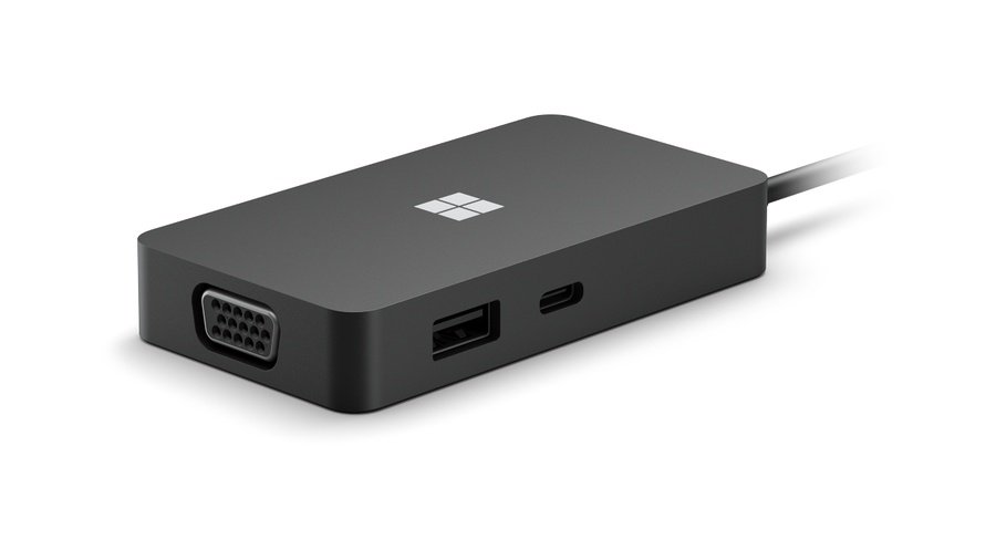 1E4-00001 Microsoft 1E4-00001 notebook dock/port replicator USB 3.2 Gen 2 (3.1 Gen 2) Type-C Black - Image 1