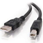 C2G USB 2.0 A/B Cable Black 5m USB cable 196.9" (5 m) USB A USB B