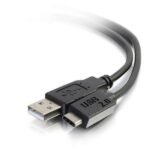C2G 28871 USB cable 72" (1.83 m) USB 2.0 USB A USB C Black