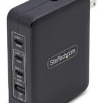 StarTech.com 3114GCN-WALL-CHARGER mobile device charger Universal Black AC Fast charging Indoor