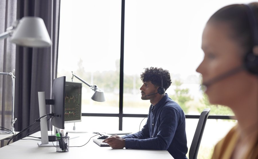 767G1AA HP Poly EncorePro 310 Monaural USB-A Headset TAA - Image 1