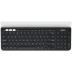 Logitech 920-008149 keyboard Universal RF Wireless + Bluetooth QWERTY English Gray, White, Dark Gray