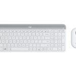 Logitech 920-009443 keyboard Mouse included Office RF Wireless English White