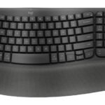 Logitech Wave Keys keyboard Universal RF Wireless + Bluetooth QWERTY English Graphite