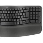 Logitech Wave Keys MK670 Combo keyboard Mouse included Universal RF Wireless + Bluetooth QZERTY French Graphite