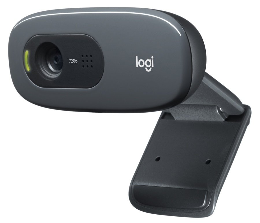 960-000694 Logitech 960-000694 webcam 3 MP 1280 x 720 pixels USB Gray, Dark Gray - Image 1