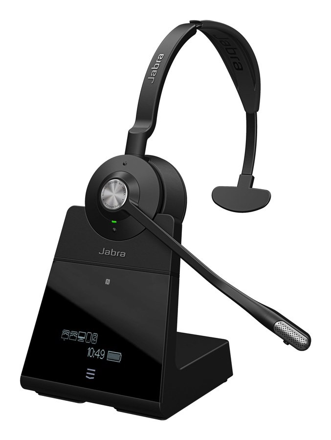 9656-583-125 Jabra Engage 75 SE Headset Wireless Head-band Office/Call center Bluetooth Black - Image 1