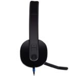 Logitech 981-000510 headphones/headset Wired Head-band Office/Call center Black