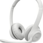 Logitech 981-001285 headphones/headset Wired Head-band Office/Call center USB Type-A White