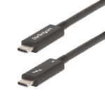 StarTech.com A40G2MB-TB4-CABLE Thunderbolt cable 78.7" (2 m) 40 Gbit/s Black
