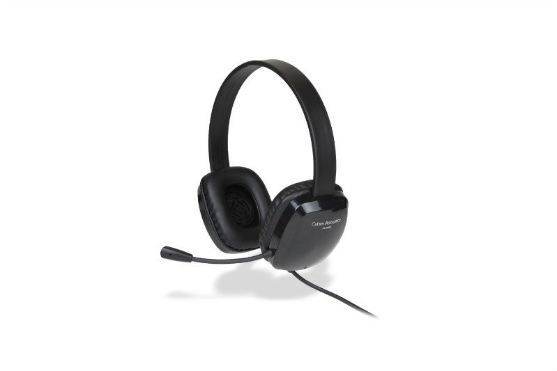 AC-6008 Cyber Acoustics AC-6008 headphones/headset Wired Head-band Office/Call center Black - Image 1