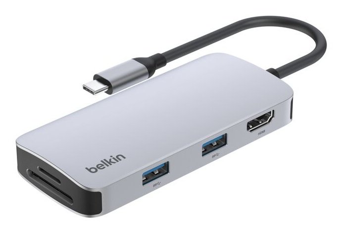 AVC007fqSGY-V2 Belkin Connect USB Type-C 5000 Mbit/s Gray - Image 1