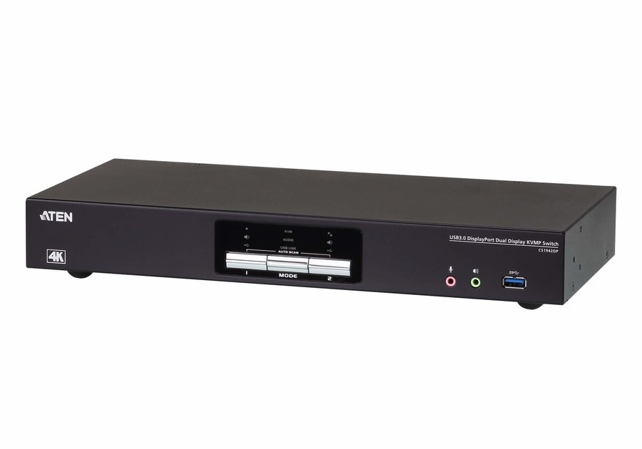 CS1942DP ATEN CS1942DP KVM switch Black - Image 1