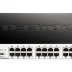 D-Link DGS-1024D network switch Unmanaged Gigabit Ethernet (10/100/1000) 1U Black, Silver