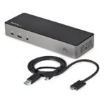 StarTech.com DK31C3HDPD laptop dock/port replicator Wired USB 3.2 Gen 2 (3.1 Gen 2) Type-C Black, Gray