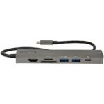StarTech.com DKT30CHSDPD1 laptop dock/port replicator Wired USB 3.2 Gen 1 (3.1 Gen 1) Type-C Black, Gray