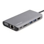 StarTech.com DKT30CHVAUSP laptop dock/port replicator Wired USB 3.2 Gen 1 (3.1 Gen 1) Type-C Black, Gray