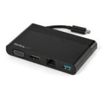 StarTech.com DKT30CHVCM laptop dock/port replicator Wired USB 3.2 Gen 1 (3.1 Gen 1) Type-C Black