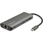 StarTech.com DKT30CSDHPD3 laptop dock/port replicator Wired USB 3.2 Gen 1 (3.1 Gen 1) Type-C Black, Gray
