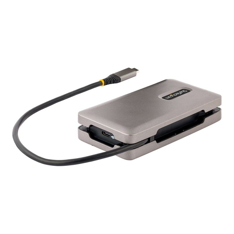 DKT31CH2CPD3 StarTech.com DKT31CH2CPD3 laptop dock/port replicator Wired USB 3.2 Gen 2 (3.1 Gen 2) Type-C Gray - Image 1