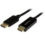 StarTech.com DP2HDMM1MB video cable adapter 39.4" (1 m) DisplayPort HDMI Type A (Standard) Black