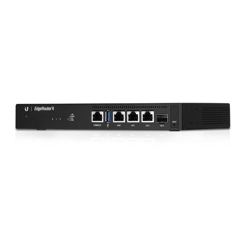 ER-4 Ubiquiti EdgeRouter 4 wired router Gigabit Ethernet Black - Image 1