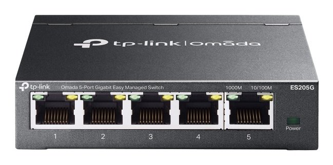 ES205G TP-Link Omada ES205G network switch Managed Gigabit Ethernet (10/100/1000) Black - Image 1