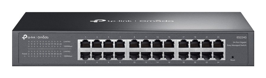 ES224G TP-Link Omada ES224G network switch Managed L2 Gigabit Ethernet (10/100/1000) Black - Image 1