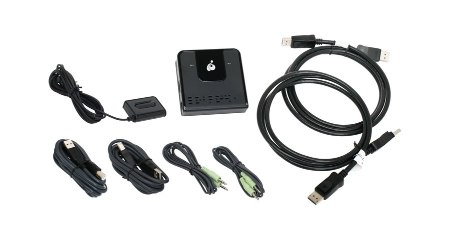 GCS62DP iogear GCS62DP KVM switch Black - Image 1