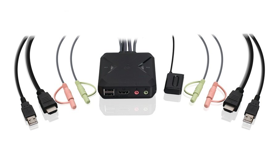 GCS92HU iogear GCS92HU KVM switch Black - Image 1