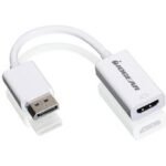 iogear DisplayPort - HD HDMI Type A (Standard) White