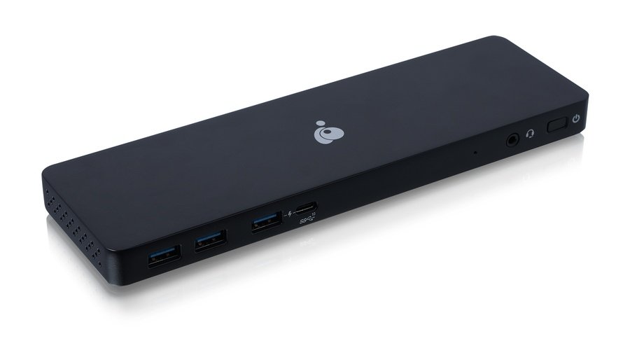 GUD3C4K2TAA iogear GUD3C4K2TAA notebook dock/port replicator Wired Thunderbolt 4 Black - Image 1