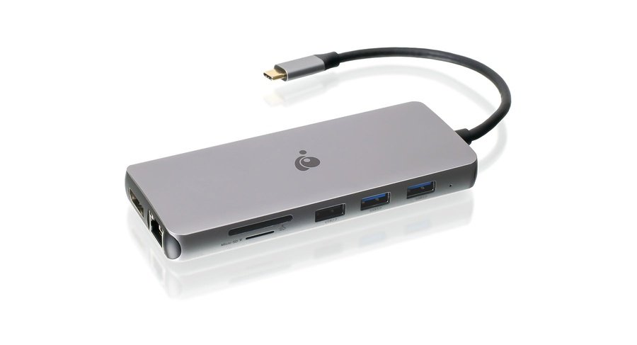 GUD3C4K3P iogear GUD3C4K3P notebook dock/port replicator USB 3.2 Gen 1 (3.1 Gen 1) Type-C Gray - Image 1