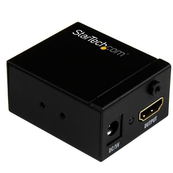 HDBOOST StarTech.com HDBOOST AV extender AV repeater Black - Image 1