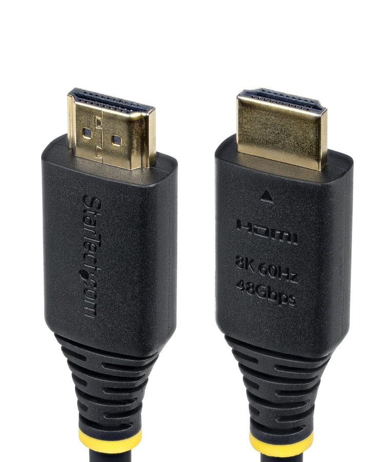 HDMI21-CBL-8K60-50CM StarTech.com HDMI21-CBL-8K60-50CM HDMI cable 19.7" (0.5 m) HDMI Type A (Standard) Black - Image 1