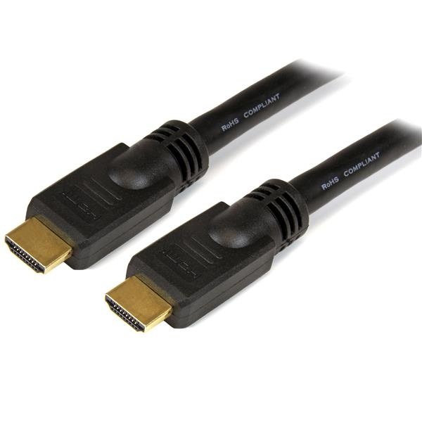 HDMM25 StarTech.com 25ft HDMI HDMI cable 299.2" (7.6 m) HDMI Type A (Standard) Black - Image 1
